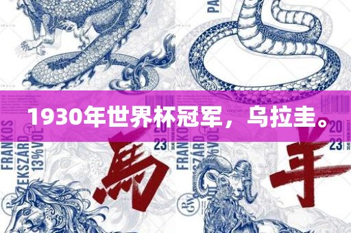 1930年世界杯冠军，乌拉圭。
