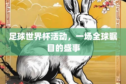 足球世界杯活动，一场全球瞩目的盛事