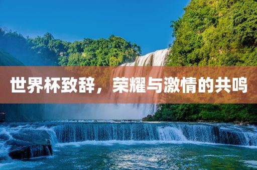 世界杯致辞，荣耀与激情的共鸣