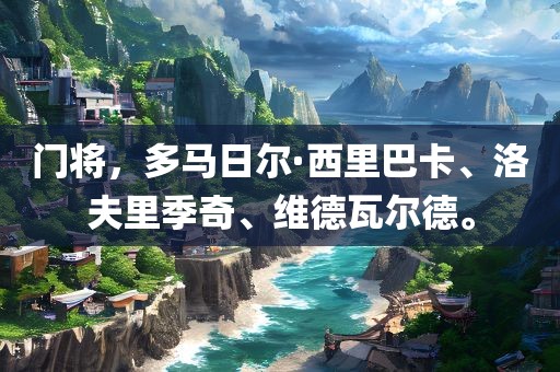 门将，多马日尔·西里巴卡、洛夫里季奇、维德瓦尔德。