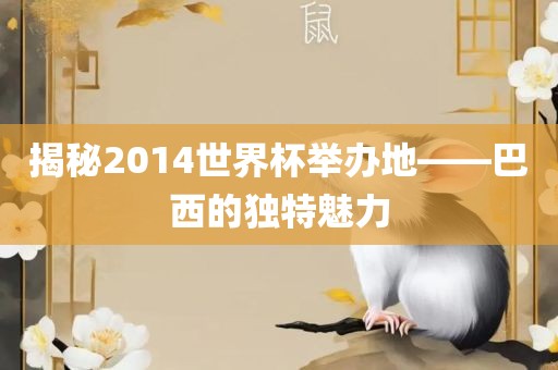 揭秘2014世界杯举办地——巴西的独特魅力