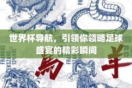 世界杯导航，引领你领略足球盛宴的精彩瞬间