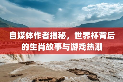 自媒体作者揭秘，世界杯背后的生肖故事与游戏热潮