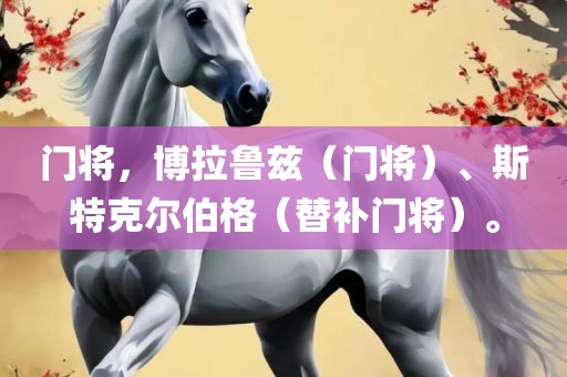 门将，博拉鲁兹（门将）、斯特克尔伯格（替补门将）。