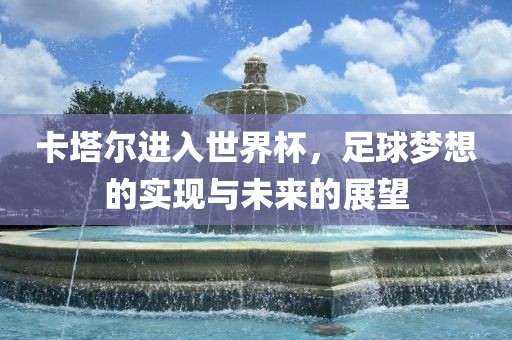 卡塔尔进入世界杯，足球梦想的实现与未来的展望