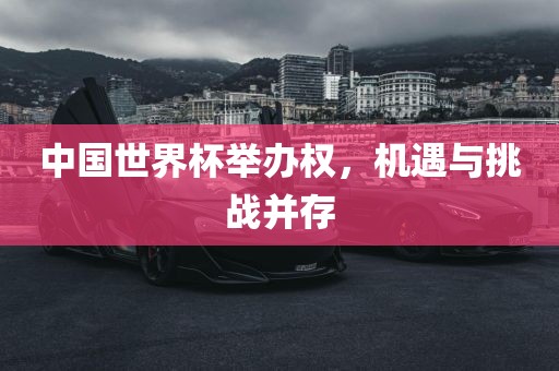 中国世界杯举办权，机遇与挑战并存