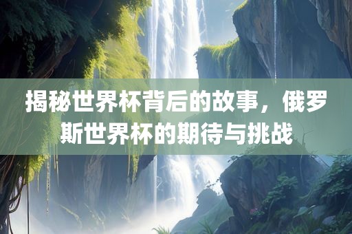 揭秘世界杯背后的故事，俄罗斯世界杯的期待与挑战