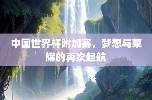 中国世界杯附加赛，梦想与荣耀的再次起航