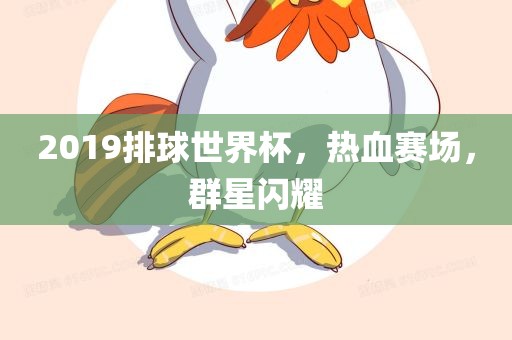 2019排球世界杯，热血赛场，群星闪耀