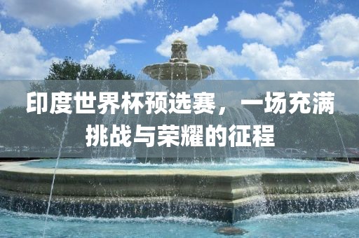 印度世界杯预选赛，一场充满挑战与荣耀的征程