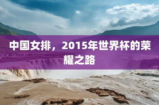 中国女排，2015年世界杯的荣耀之路