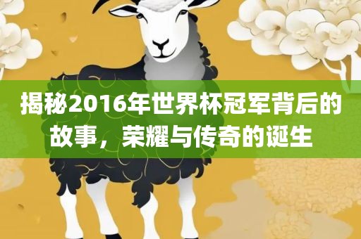 揭秘2016年世界杯冠军背后的故事，荣耀与传奇的诞生