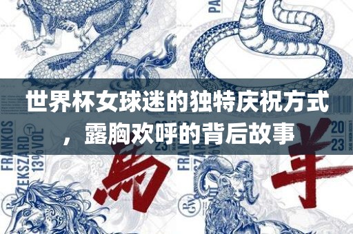 世界杯女球迷的独特庆祝方式，露胸欢呼的背后故事