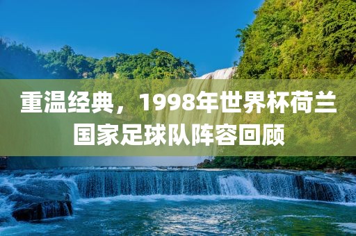 重温经典，1998年世界杯荷兰国家足球队阵容回顾