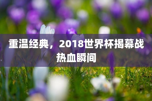 重温经典，2018世界杯揭幕战热血瞬间