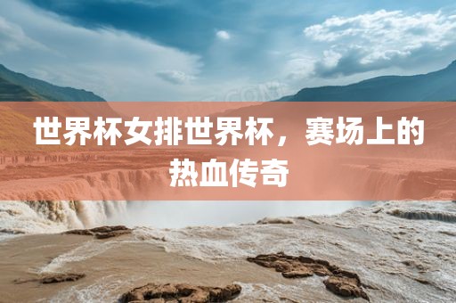 世界杯女排世界杯，赛场上的热血传奇