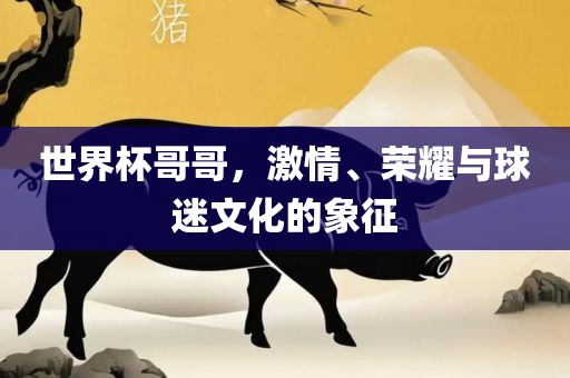 世界杯哥哥，激情、荣耀与球迷文化的象征