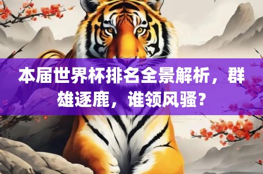 本届世界杯排名全景解析，群雄逐鹿，谁领风骚？