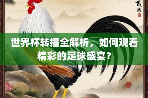 世界杯转播全解析，如何观看精彩的足球盛宴？