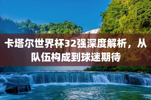 卡塔尔世界杯32强深度解析，从队伍构成到球迷期待